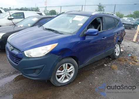 2010 Hyundai Tucson Gls from USA, damaged, VIN KM8JUCAC4AU081853
